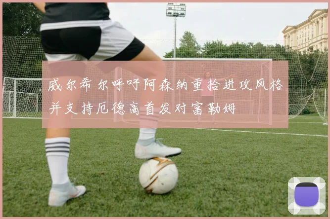 威尔希尔呼吁阿森纳重拾进攻风格并支持厄德高首发对富勒姆